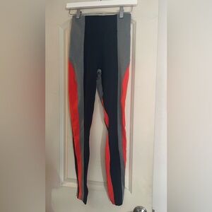 Athleta Super High Waist Crest Colorblock Legging Tights Pants XXS